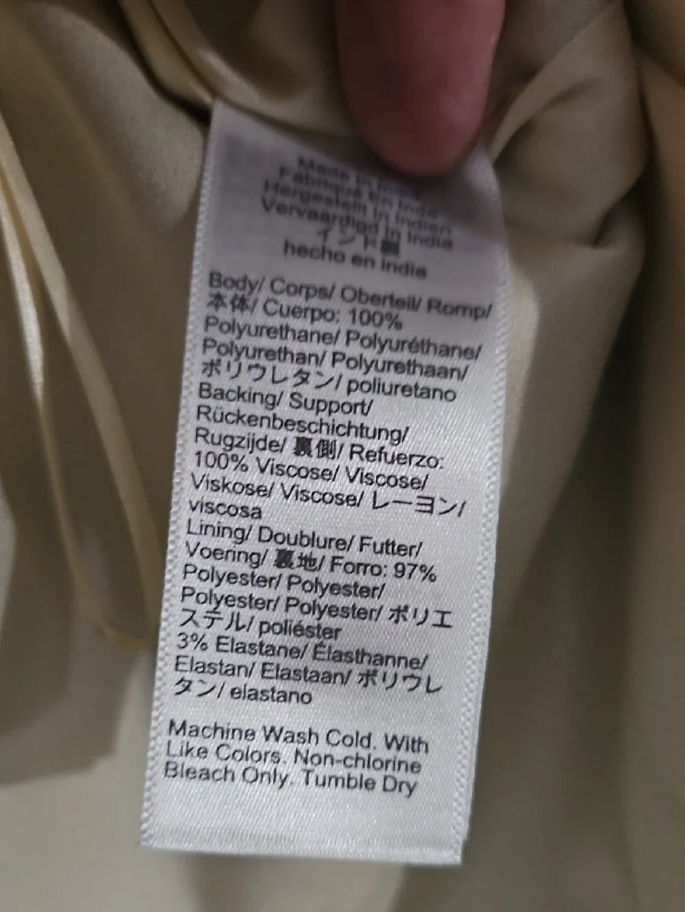 J. Crew Cream/ Butter Yellow Faux Leather Mini Skirt